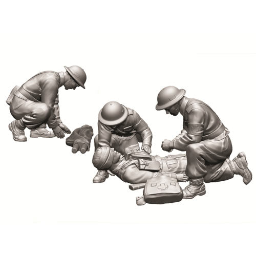 ZVEZDA 6228 British Medic Team 1:72 Figures Model Kit