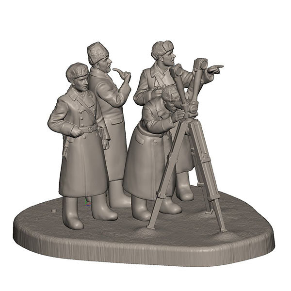 ZVEZDA 6231 Soviet Headquarter Figures (WWII Winter) 1:72 Figures Model Kit
