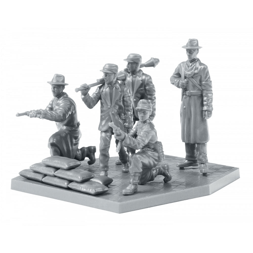 Zvezda 6272 German  Volkssturm Snap Fit Figures 1:72 Plastic Model Kit