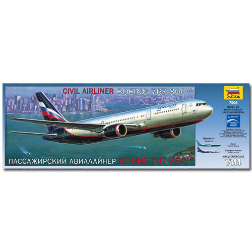 ZVEZDA 7005 Boeing 767-300 Aircraft Model Kit 1:144