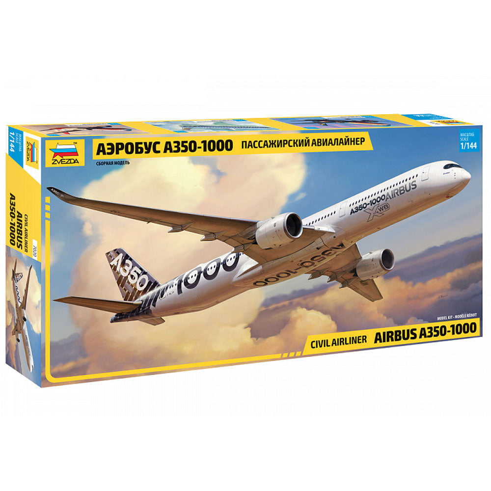ZVEZDA Airbus A-350 1000 1:144 Plastic Model Kit Z7020