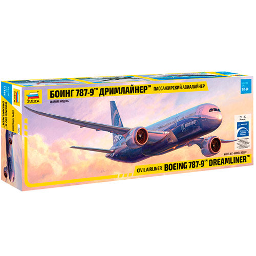 ZVEZDA 7021 Boeing 787-9 Dreamliner - Long Fuselage 1:144 Aircraft Model Kit