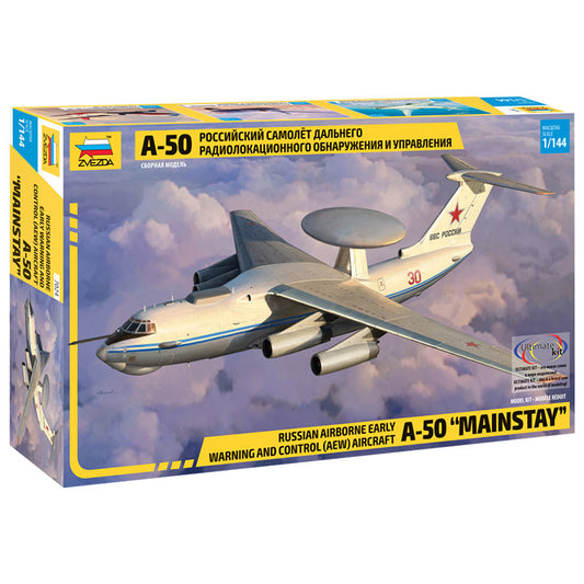 ZVEZDA 7024 Russian Beriev A-50 'Mainstay' AEW 1:144 Aircraft Model Kit