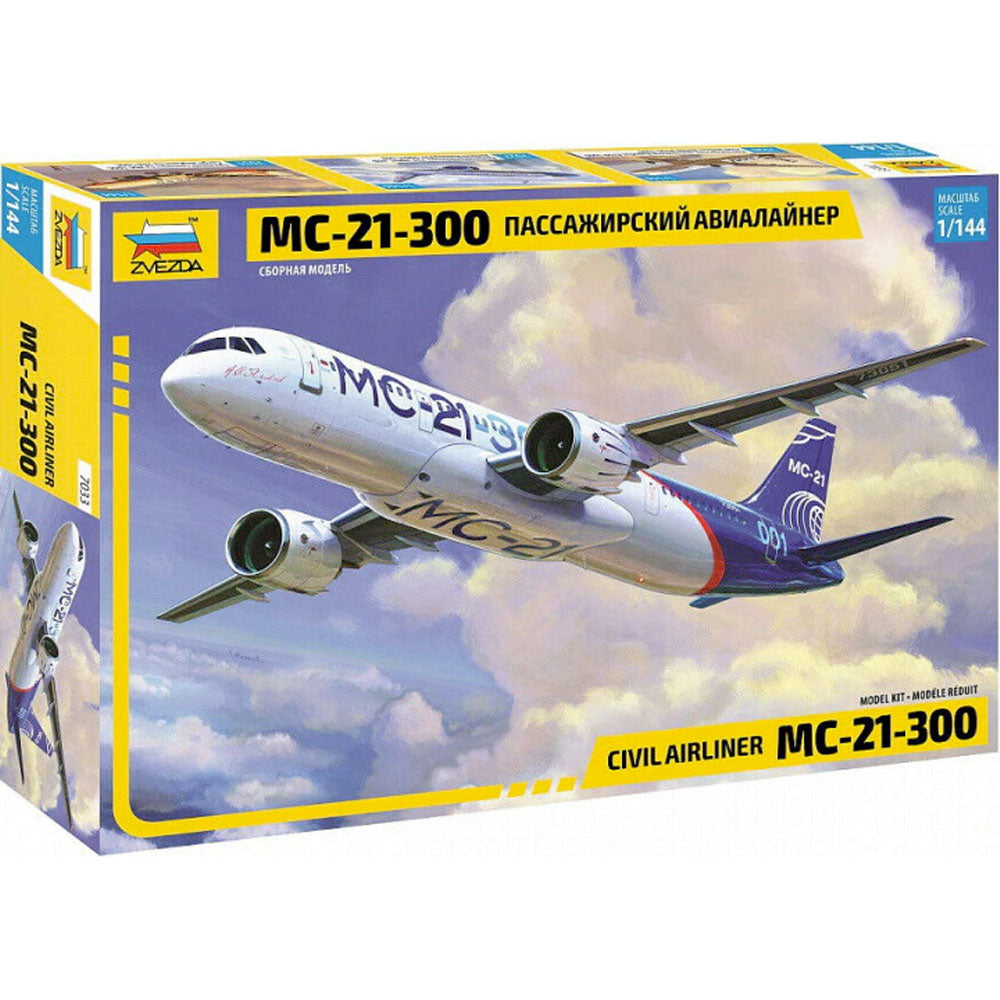 Zvezda Z7033 Irkut Ms-21-300 Airliner 1:144 Plastic Model Kit