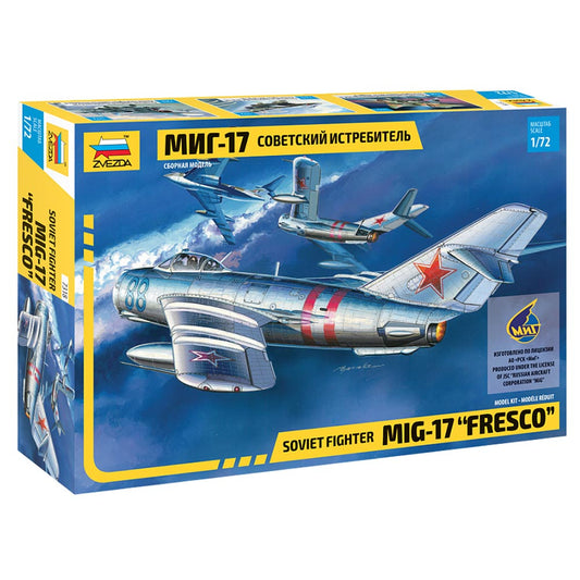 ZVEZDA Z7318 Mig-17 Fresco 1:72 Plastic Model Kit