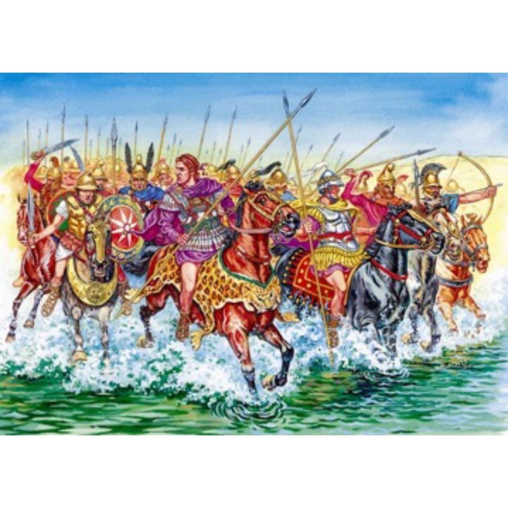 Zvezda 8007 Macedonian  Cavalry IV B.C. 1:72 Plastic Horse and Figure Model Kit