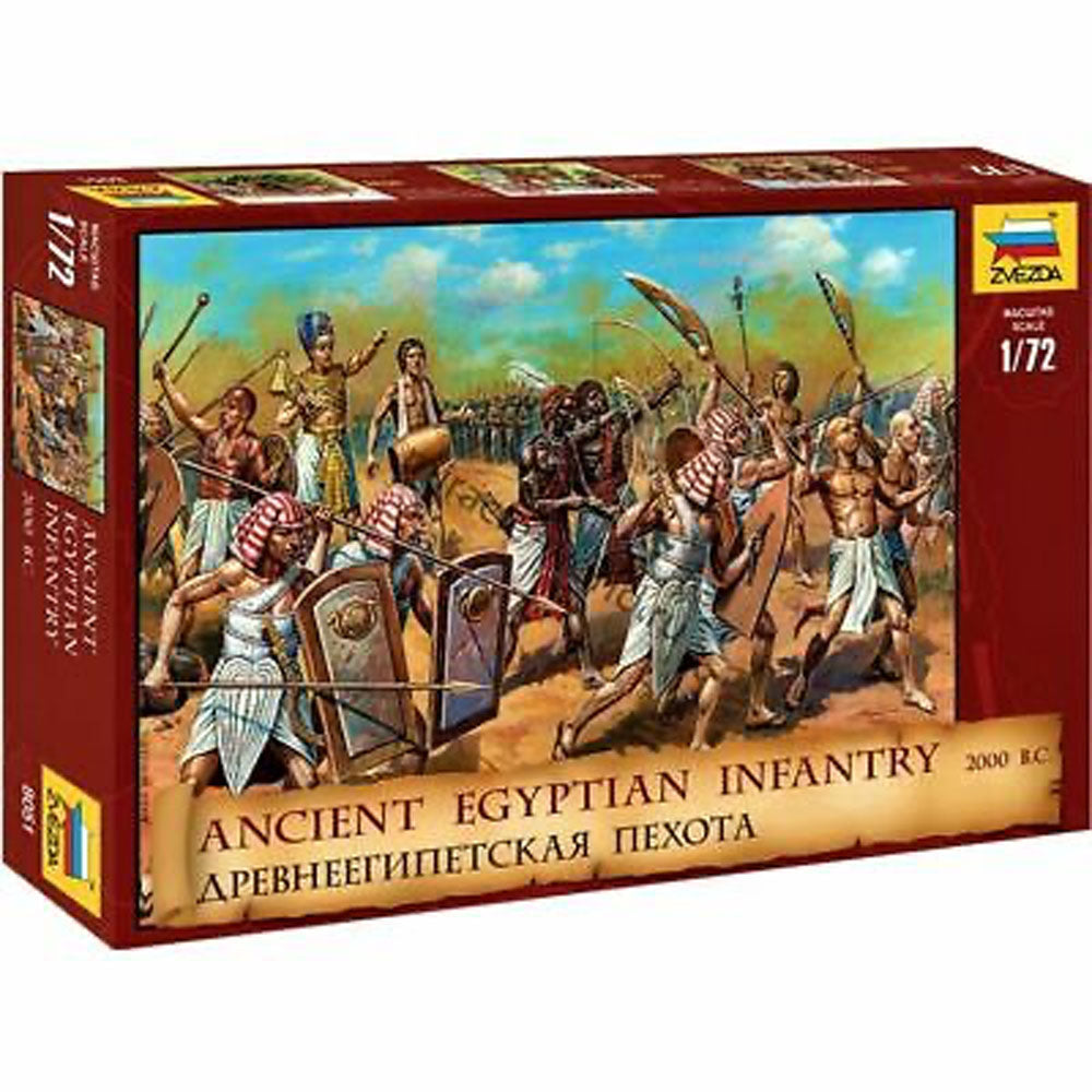 Zvezda 8051 Ancient Egyptian  Infantry 2000 B.C. 1:72 Model Figure Kits