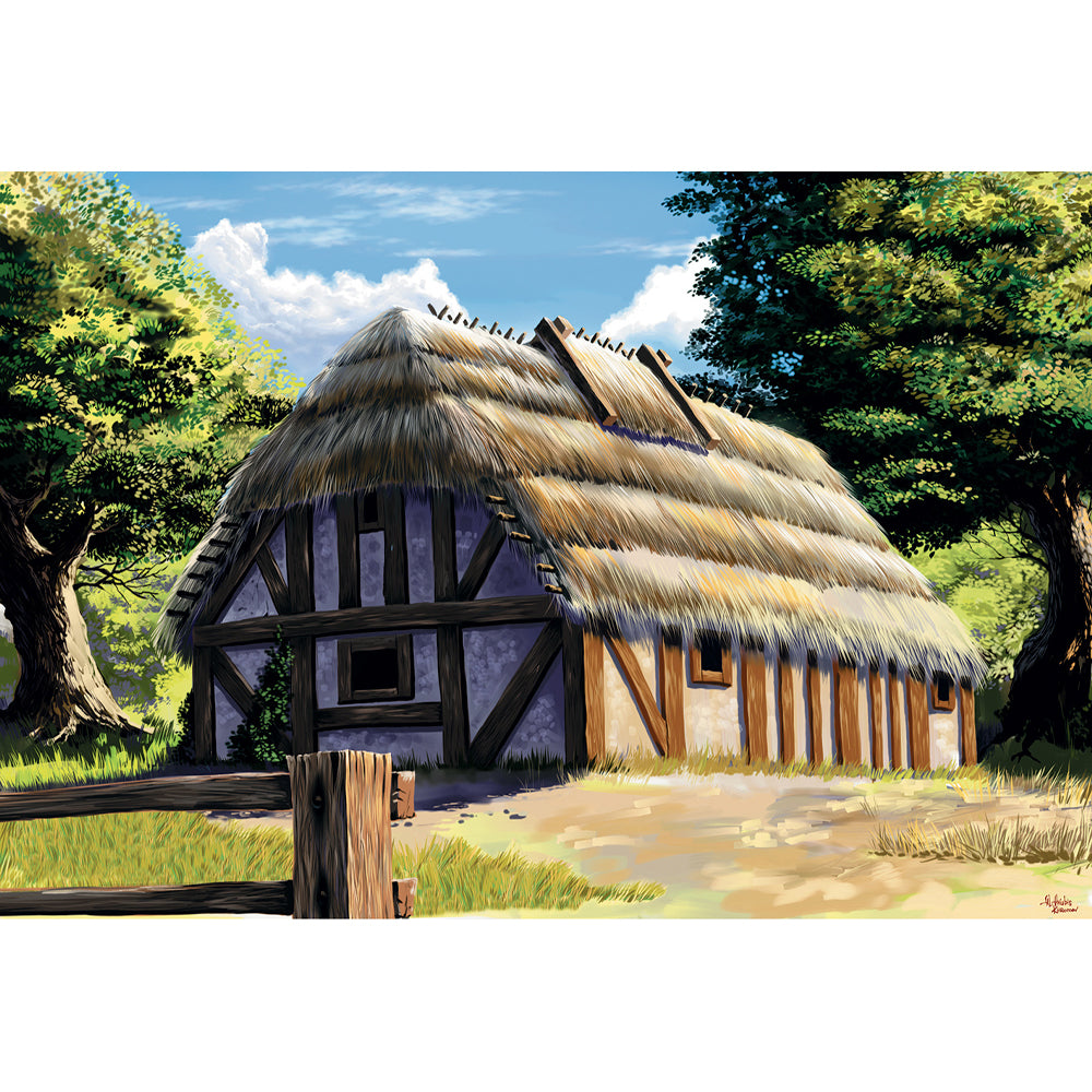 Zvezda 8532 European Thatched House (RR) 1:72 Model Kit