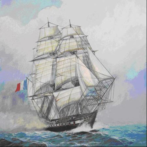 ZVEZDA 9034 Acheron - French Frigate Model Kit 1:200