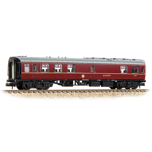 Graham Farish 374-107C BR Mk1 RMB Restaurant Miniature Buffet BR Maroon N Gauge