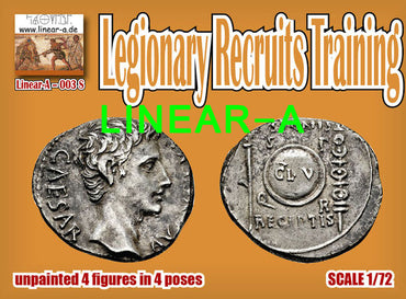 Linear-A 003-S 1:72 LEGIONARY RECRUITS TRAINING mini set with 4 figures.