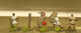 Linear-A 003-S 1:72 LEGIONARY RECRUITS TRAINING mini set with 4 figures.