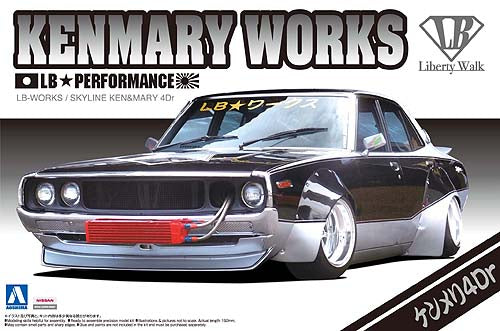 Aoshima 00982 LB Works Ken Mary 4Dr 1:24 Model Kit