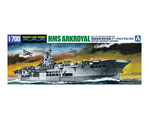 Aoshima 01018 British Aircraft Carrier HMS Ark Royal 1941 1:700 Model Ship Kit