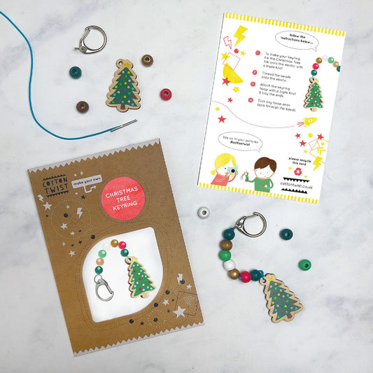 Cotton Twist Make Your Own Christmas Tree Keyring