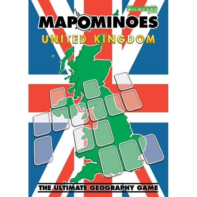 Mapominoes - UK - The Ultimate Geography Card Game from Wild Card Games