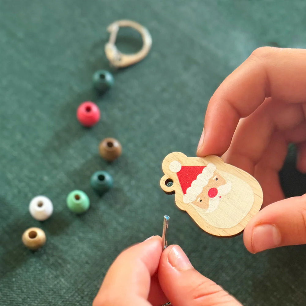 Cotton Twist Make Your Own Santa Claus Christmas Keyring