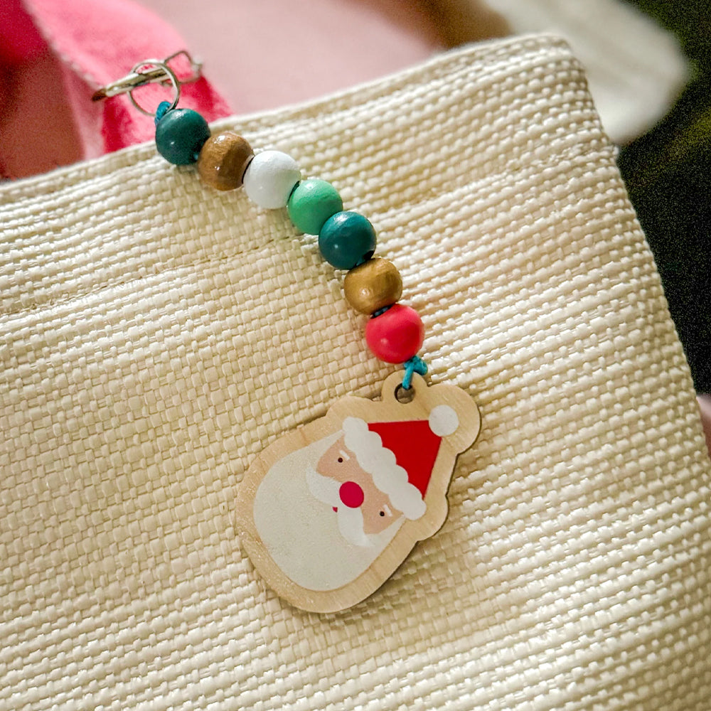 Cotton Twist Make Your Own Santa Claus Christmas Keyring