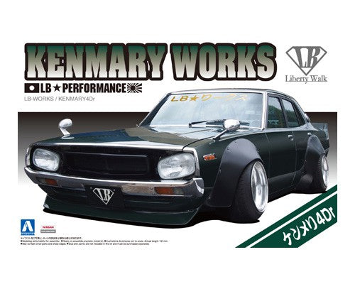 Aoshima 05127 LB Performance Kenmary Works 4 Door 1:24 Model Kit