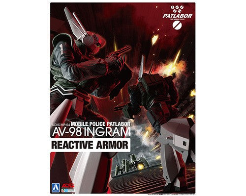 Aoshima 05760 Mobile Police Patlabor AV-98 Ingram Reactive Armor 1:43 Model Kit