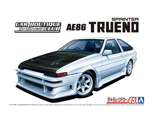 Aoshima 05863 Toyota Trueno Car Boutique 1:24 Model Kit