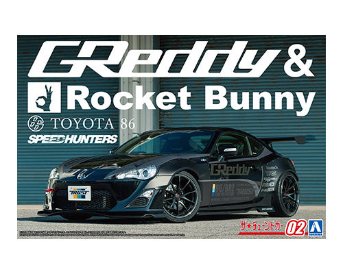Aoshima 06187 Zn6 Toyota 86 '12 Greddy & Rocket Bunny Volk Racing Version 1:24 Model Car Kit