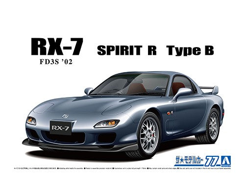 Aoshima 06193 Mazda Fd3S Rx-7 Spirit R Type B '02 1:24 Model Car Kit