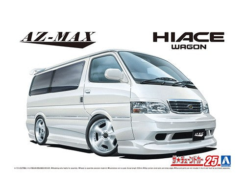 Aoshima 06215 Toyota Azmax Kzh100 Hiace '99  1:24 Model Car Kit