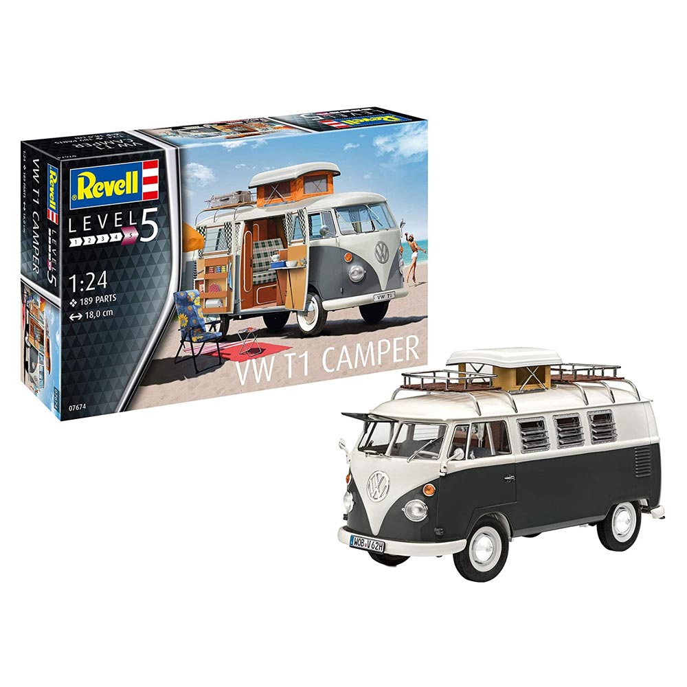 Revell 07674 VW T1 Camper 1:24 Model Kit