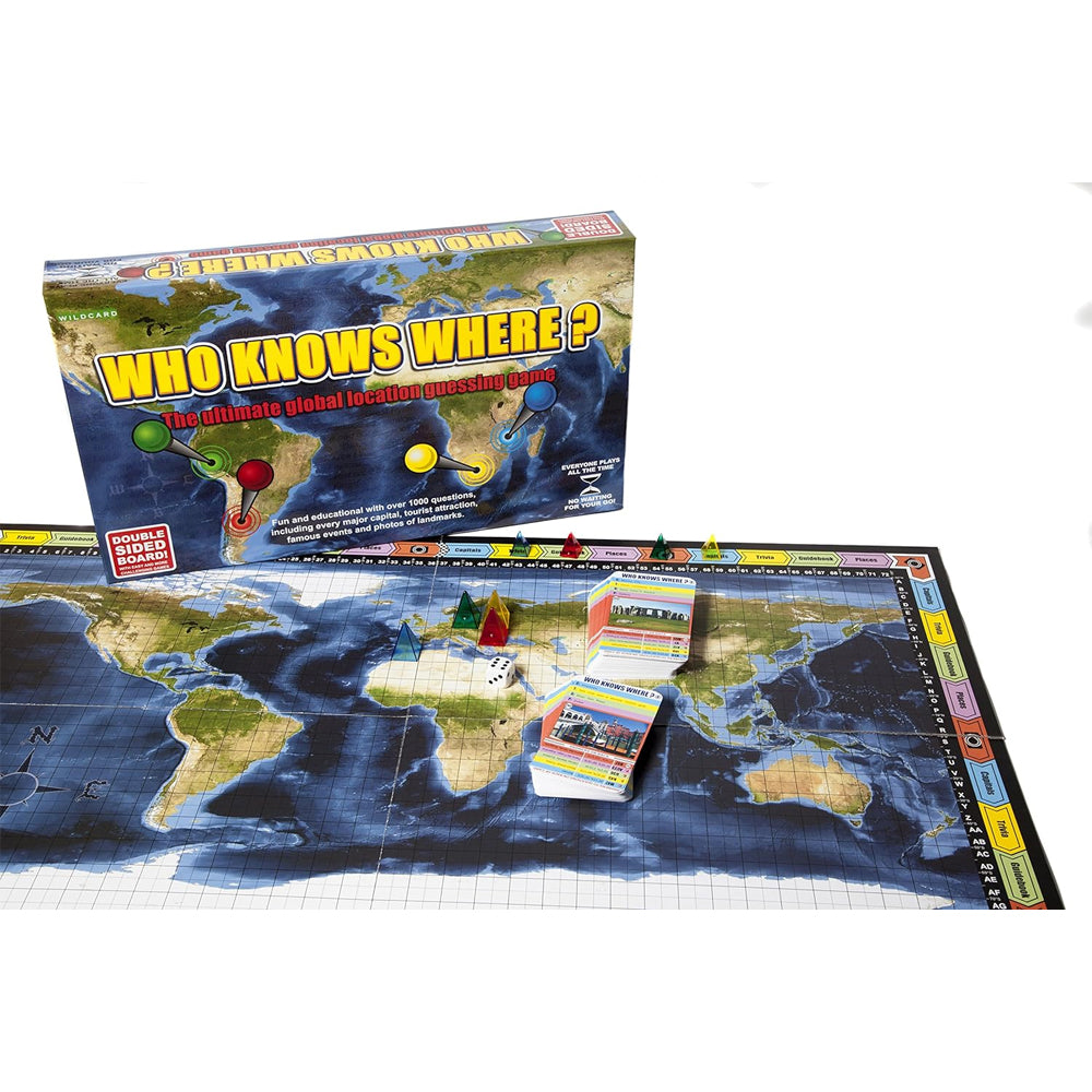 Who Knows Where? The Ultimate Global Location Guessing Board Game Wildcard Games