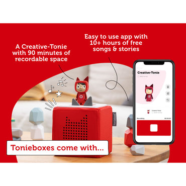Tonies Toniebox Starter Set with Creative-Tonie - Green