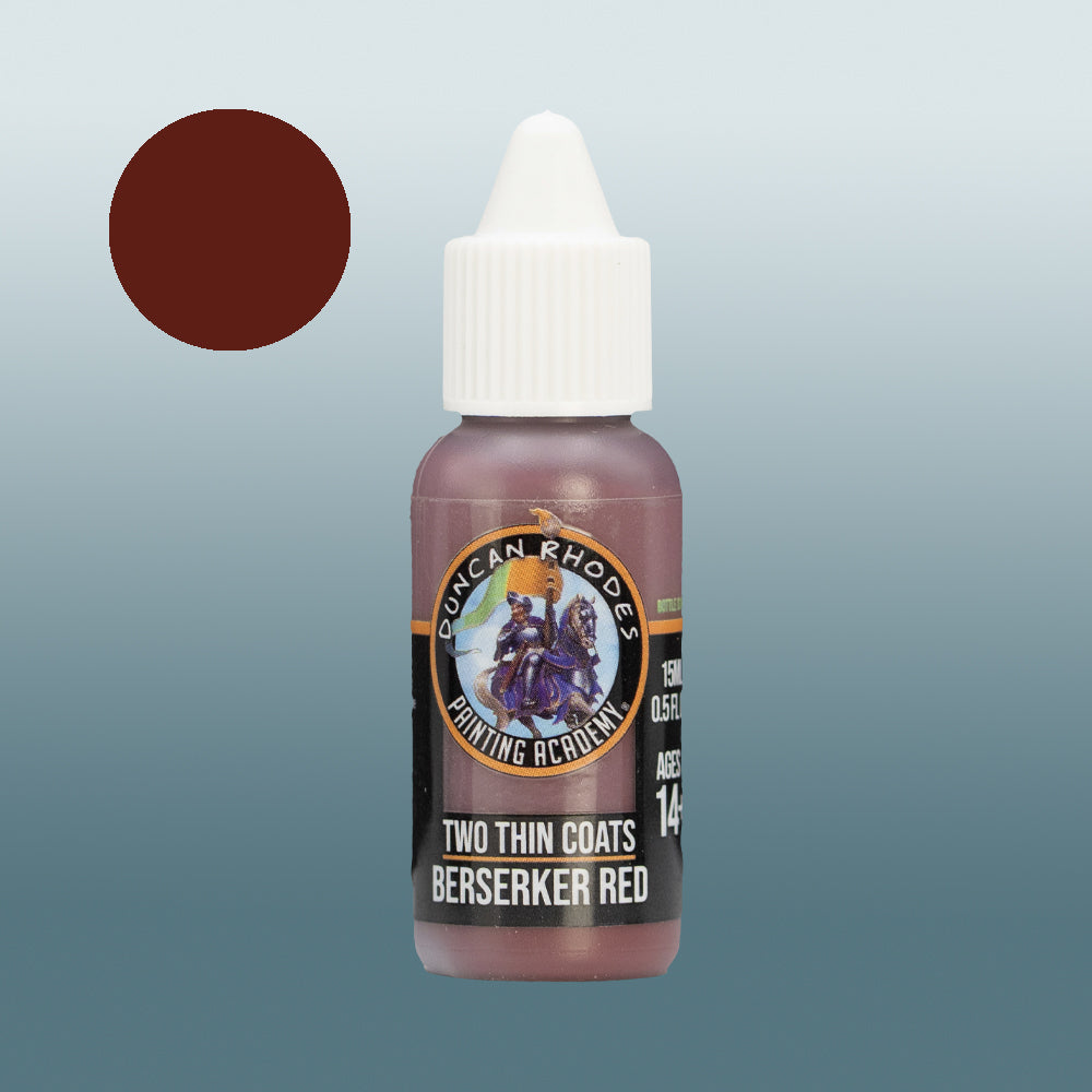 Two Thin Coats Berserker Red 15ml Acrylic Paint 10001