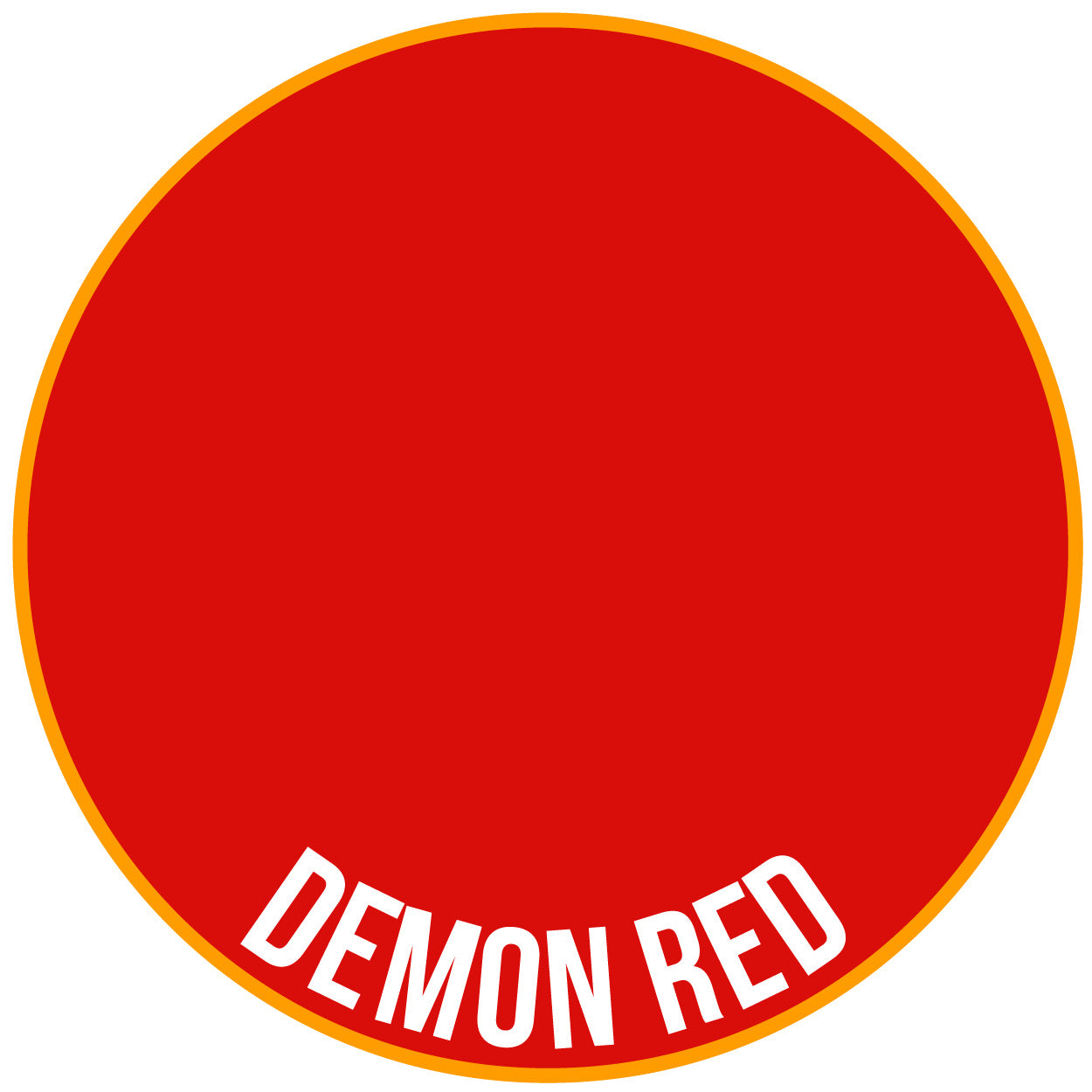 Two Thin Coats Demon Red 15ml Acrylic Paint 10003