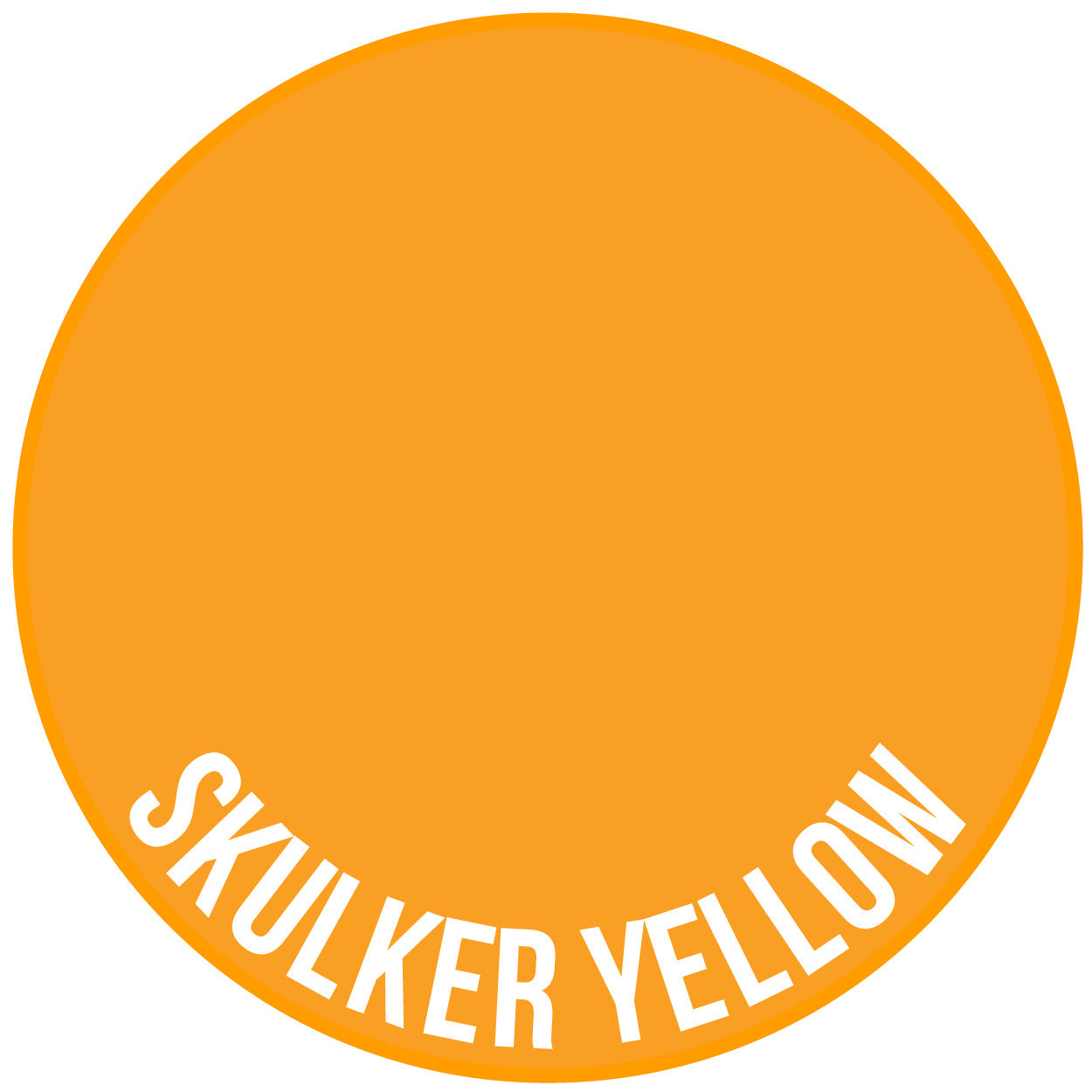 Two Thin Coats Skulker Yellow 15ml Acrylic Paint 10005