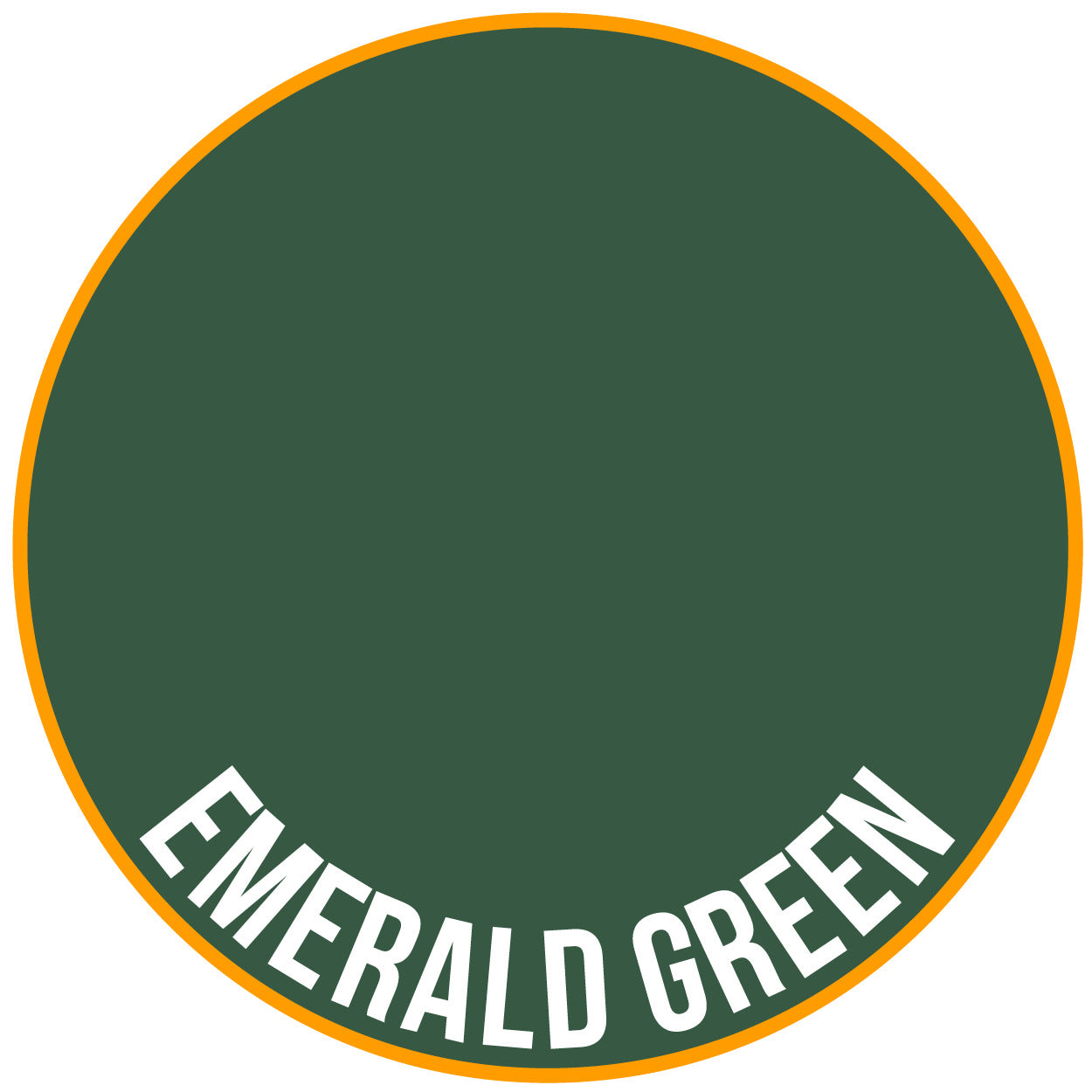 Two Thin Coats Emerald Green 15ml Acrylic Paint 10014