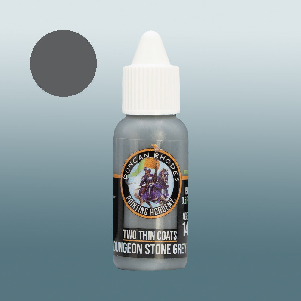 Two Thin Coats Dungeon Stone Grey 15ml Acrylic Paint 10021