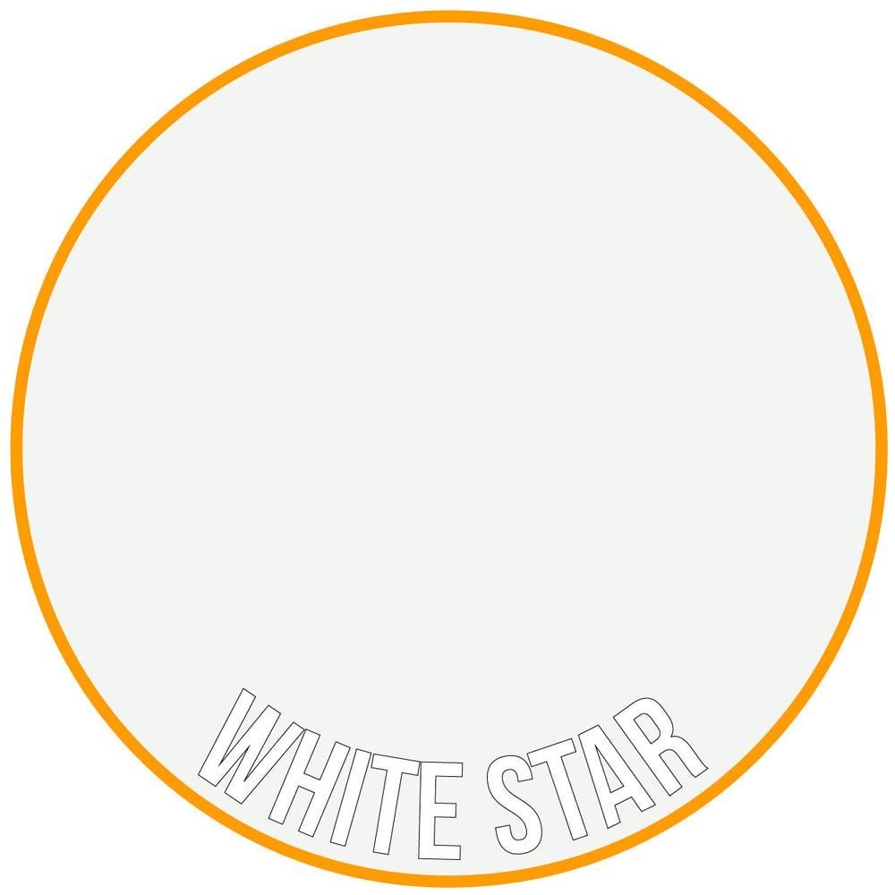 Two Thin Coats White Star 15ml Acrylic Paint 10024