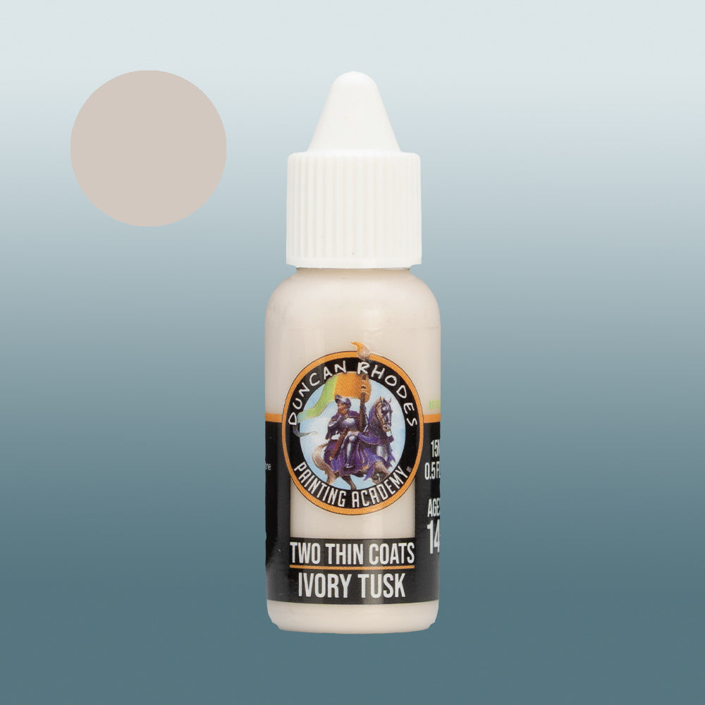 Two Thin Coats Ivory Tusk 15ml Acrylic Paint 10035