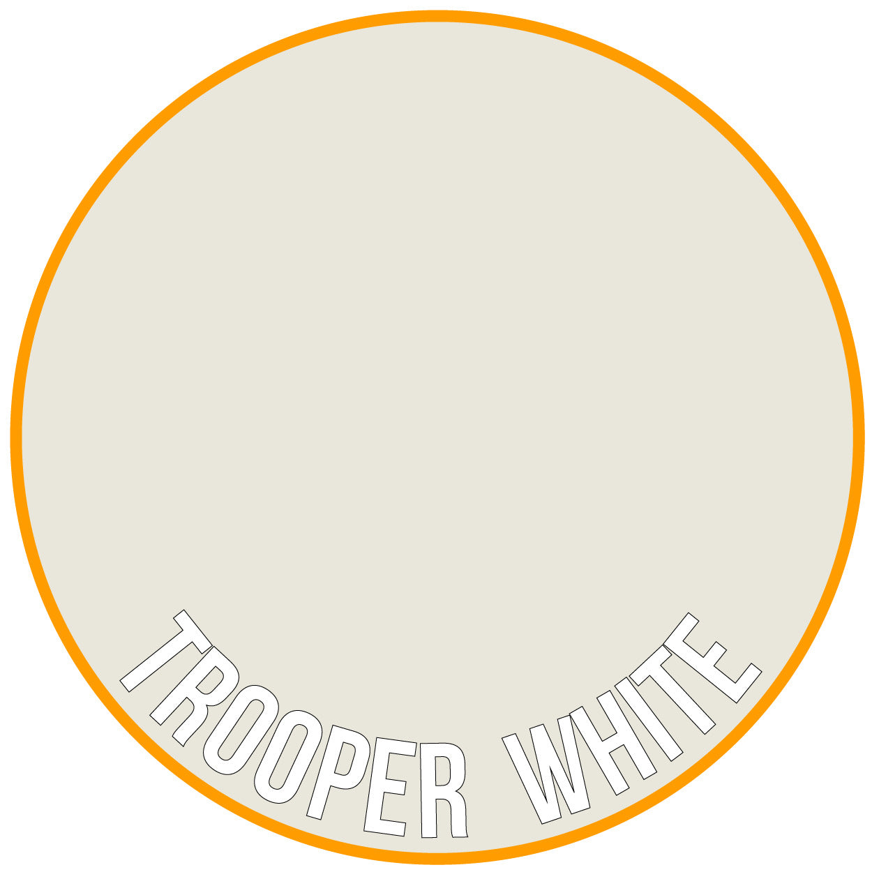 Two Thin Coats Trooper White 15ml Acrylic Paint 10036