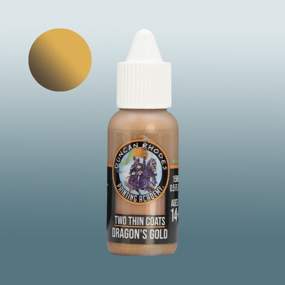 Two Thin Coats Dragon's Gold 15ml Acrylic Paint 10044