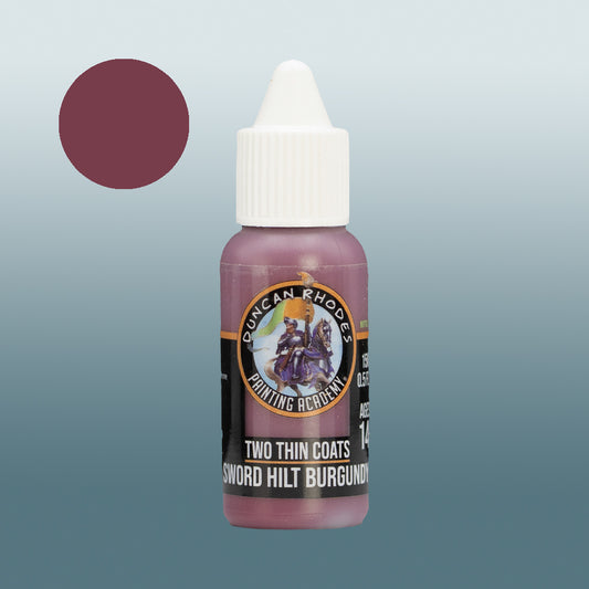 Two Thin Coats Sword Hilt Burgundy 15ml Acrylic Paint 10047