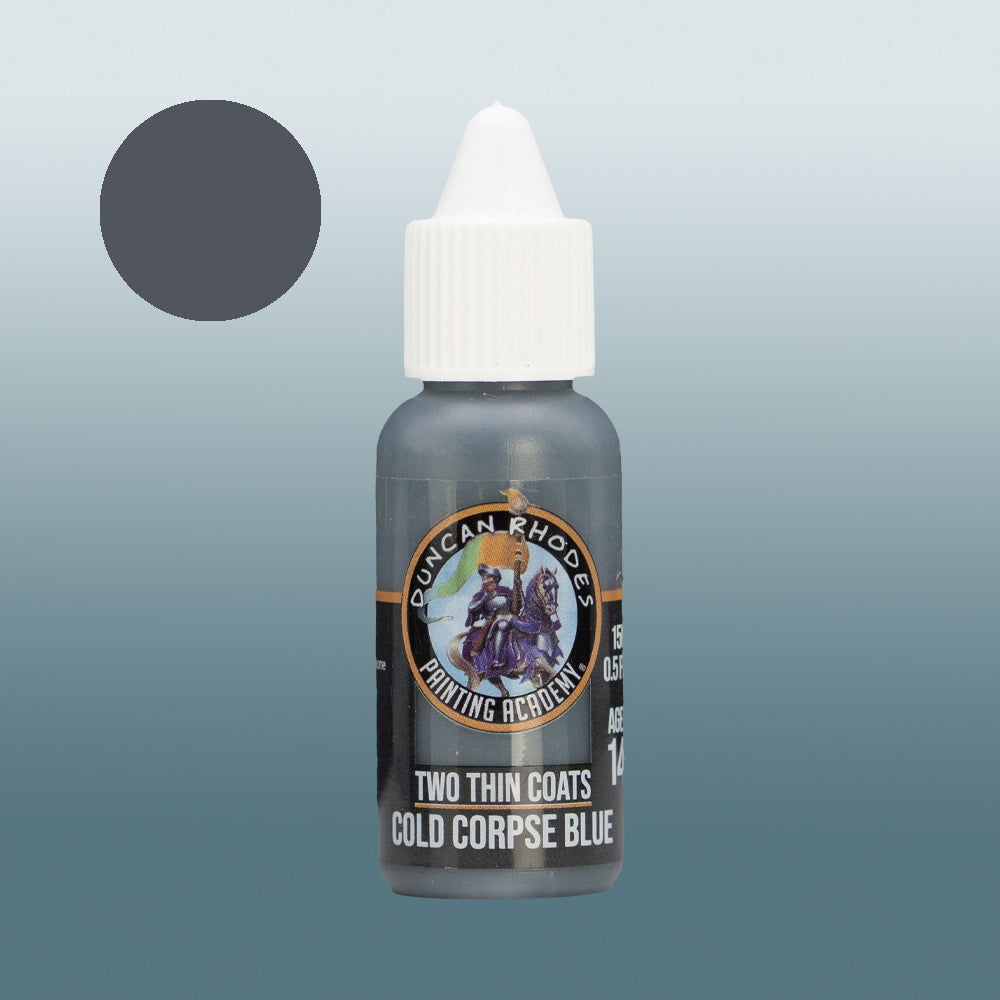 Two Thin Coats Cold Corpse Blue 15ml Acrylic Paint 10049