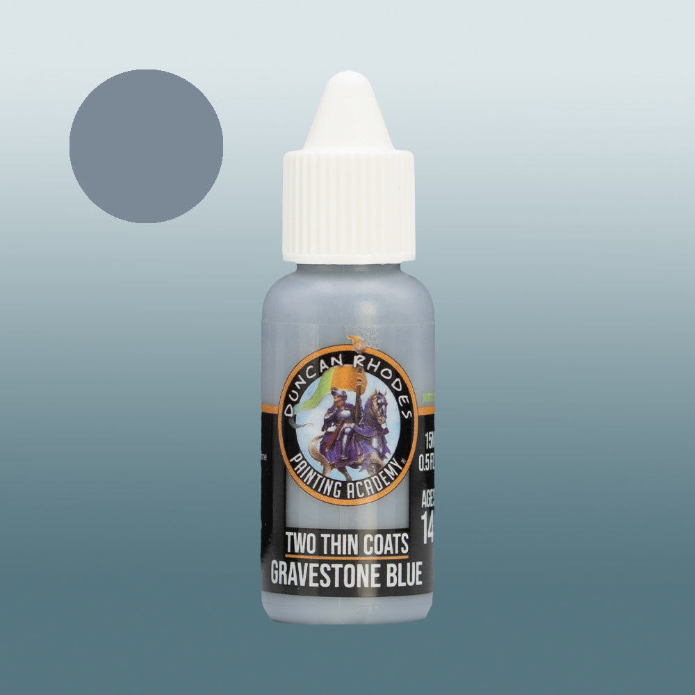 Two Thin Coats Gravestone Blue 15ml Acrylic Paint 10051