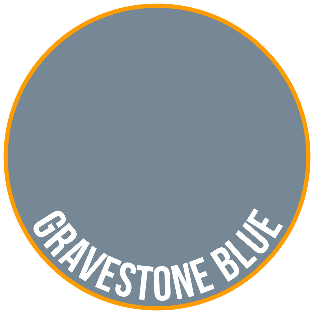 Two Thin Coats Gravestone Blue 15ml Acrylic Paint 10051