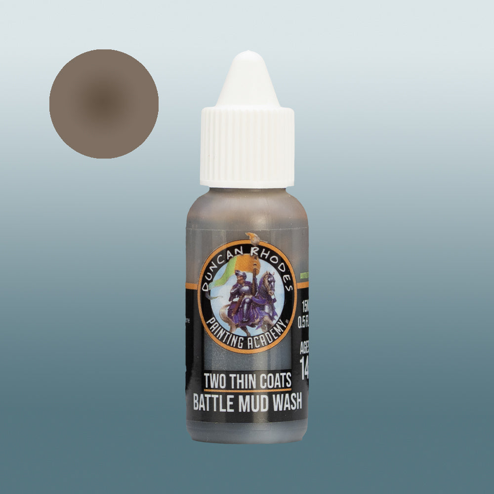 Two Thin Coats Battle Mud Wash 15ml Acrylic Paint 10056