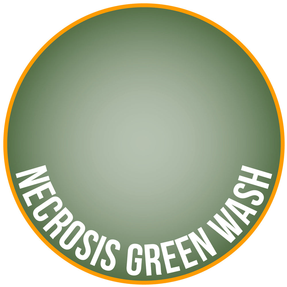 Two Thin Coats Necrosis Green Wash 15ml Acrylic Paint 10059