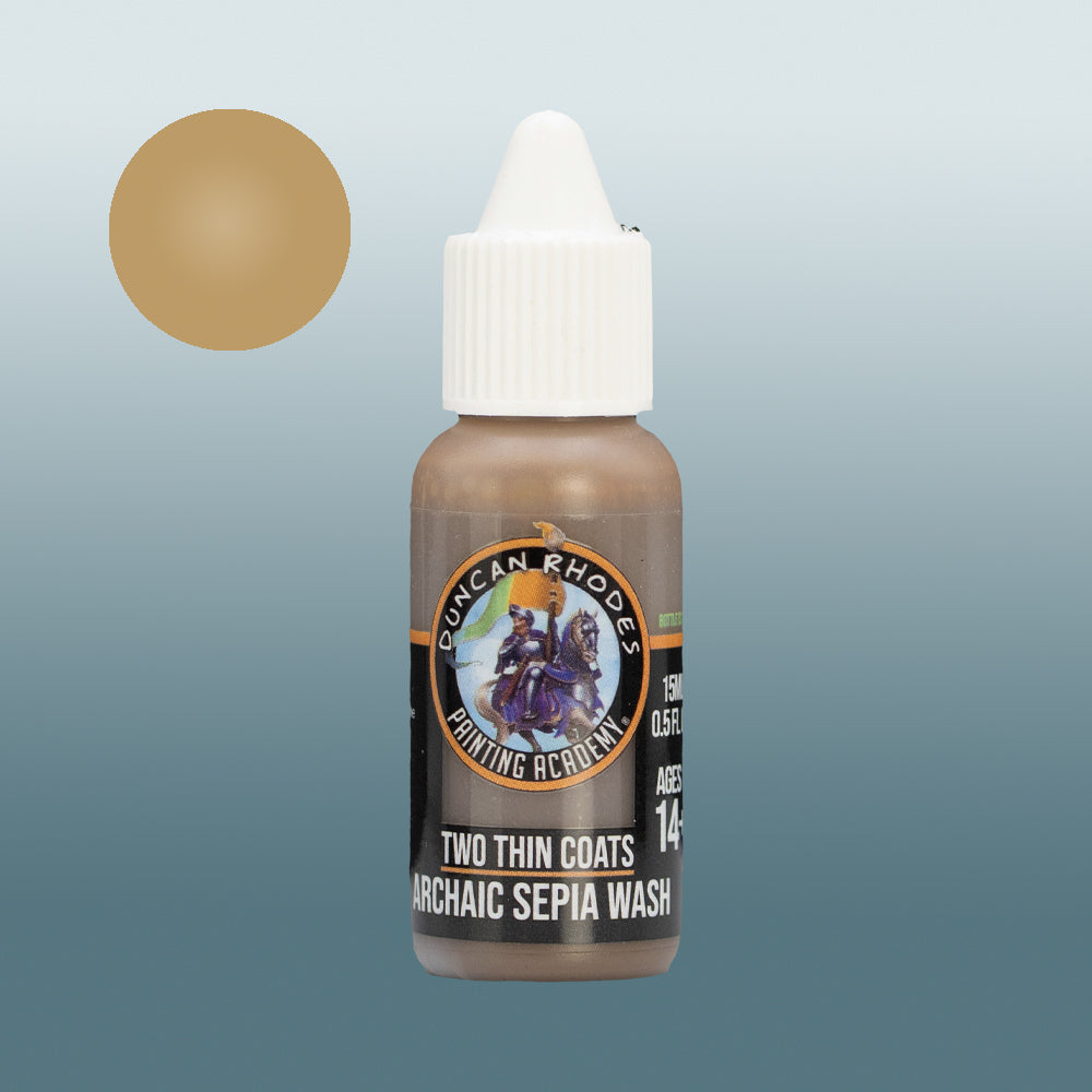 Two Thin Coats Archaic Sepia Wash 15ml Acrylic Paint 10060