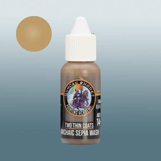 Two Thin Coats Archaic Sepia Wash 15ml Acrylic Paint 10060