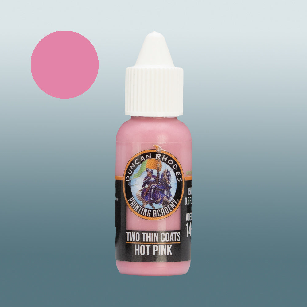 Two Thin Coats Hot Pink 15ml Acrylic Paint 10062