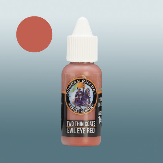 Two Thin Coats Evil Eye Red 15ml Acrylic Paint 10066